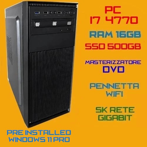 Computer fisso cpu intel - pc,